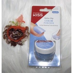 KISS Salon Dip Nail Color Powder Song Bird Blue Long Wearing Color & Shine NIP